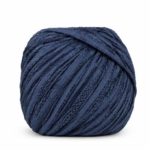 Dantela %60 Poliamid %40 Polyester 100 gr Dekoratif El Örgü İpi Lacivert 100 - 149 gr 200-249m 1