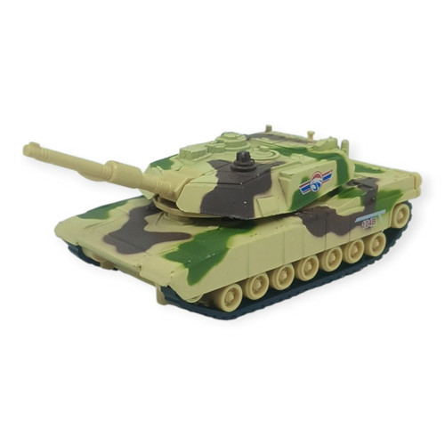 Kamuflajlı Askeri Tank Oyuncak - Gerçekçi Detaylı Model Savaş Tankı - Sarı