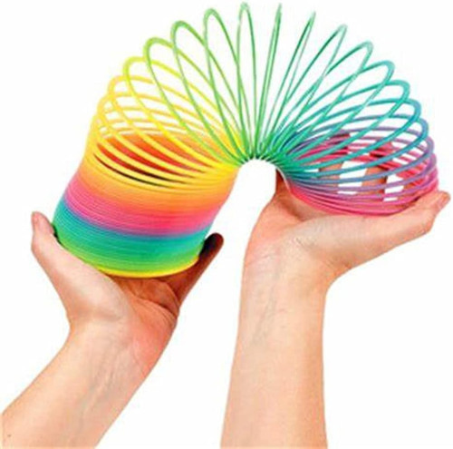Fidget Stres Yayı - Magic Spring Rengarenk Gökkuşağı Stres Yayı NO:6