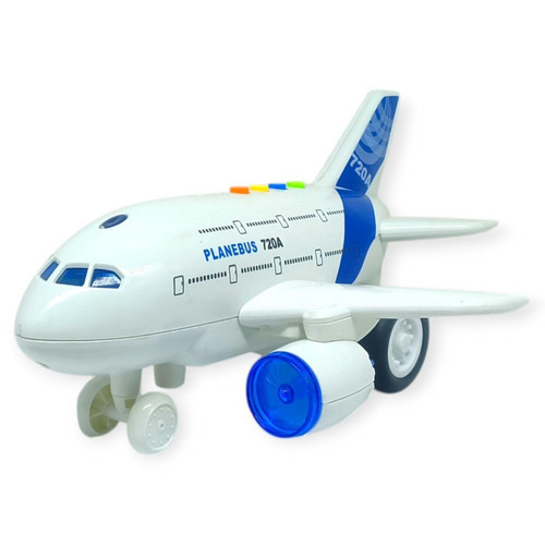 Büyük Boy Sesli Işıklı Yolcu Uçak Sürtmeli 25 cm