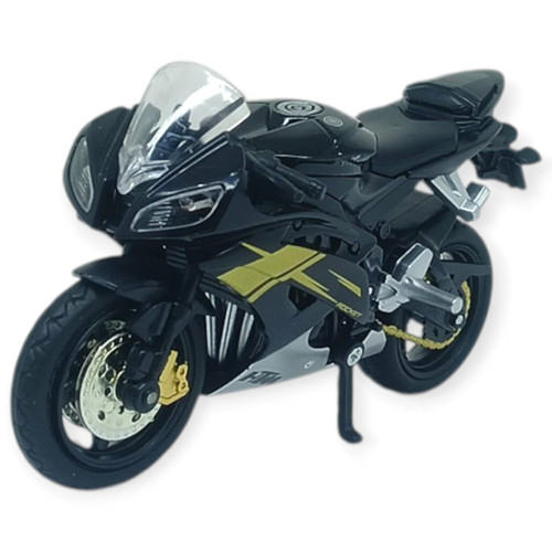 1:18 Ölçekli Model Standlı Motosiklet - Siyah