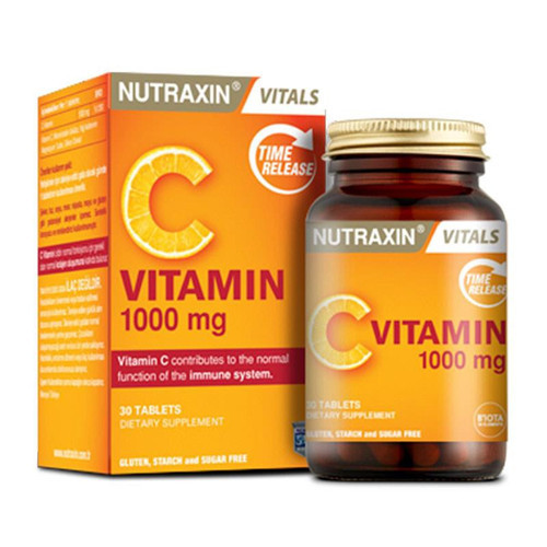 Vitamin C 1000 mg Takviye Edici Gıda 30 Tablet