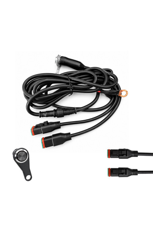 ED100 Sis Farı Kablo Tesisatı ve Aç/Kapat Düğmesi | Plug & Play Bağlantı