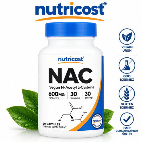 N.A.C N-Acetyl L-Cysteine 600 mg 30 Caps