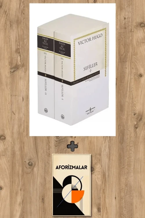 Sefiller - 2 Kitap Takım + Aforizmalar - Victor Hugo