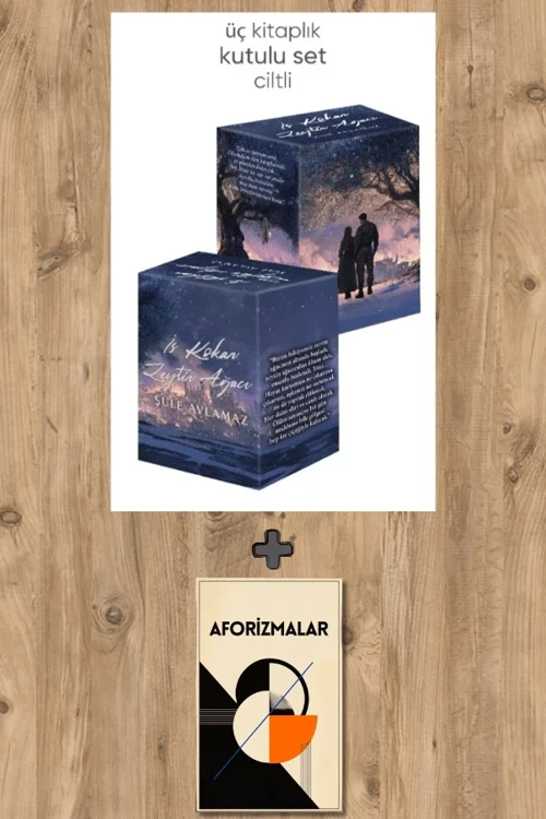 İs Kokan Zeytin Ağacı Kutulu Seti (Ciltli) + Aforizmalar - Şule Avlamaz