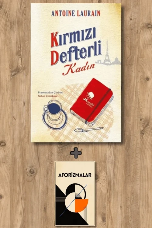 Kırmızı Defterli Kadın + Aforizmalar - Antoine Laurain