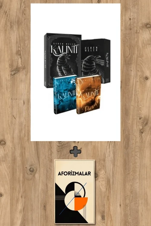 Kalıntı Serisi Seti - 2 Kitap Takım (Ciltli) + Aforizmalar - Ceren Melek