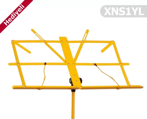Nota Sehpası Portatif Xns1yl Sarı ( Taşıma Kılıfı Hediyeli )