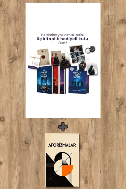 Bir Kibritle Yok Olmak Serisi (Ciltli - Üç Kitaplık Hediyeli Kutu) + Aforizmalar - Özge Naz