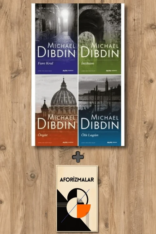 Bir Komiser Zen Macerası Set - 4 Kitap Takım + Aforizmalar - Michael Dibdin