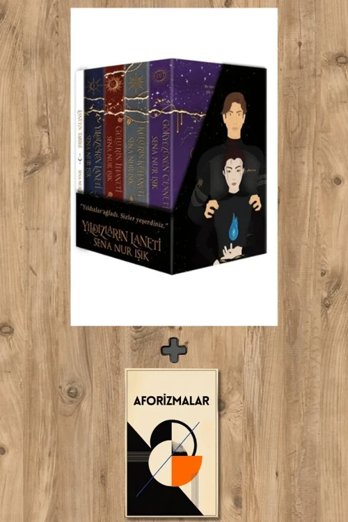 Yıldızların Laneti Serisi – 5 Kitap (Kutulu - Ciltli) + Aforizmalar - Sena Nur Işık