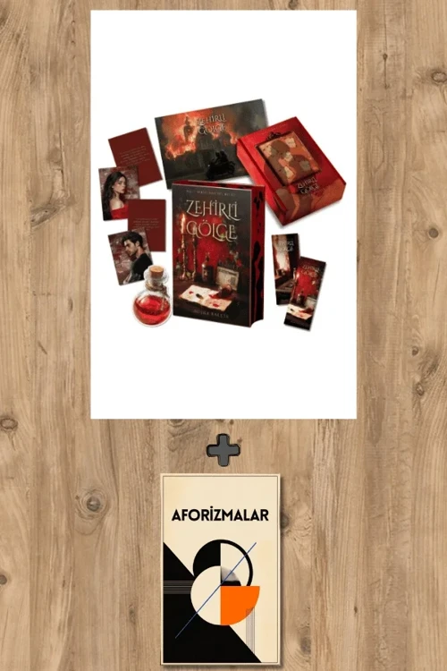 Zehirli Gölge (Ciltli - Yan Boyamalı Özel Kutulu Set) + Aforizmalar - Buşra Balçık