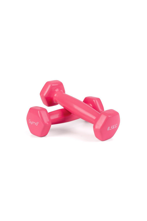 Hex Shape Vinil Dambıl 2x500g Pembe