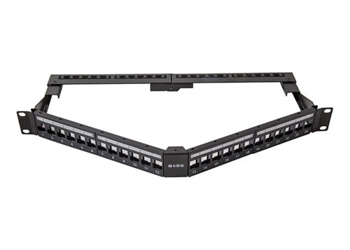 SL-P625 24 lü Kolay Kullanımlı, UTP BOŞ V Şeklinde Patch Panel (KDO)