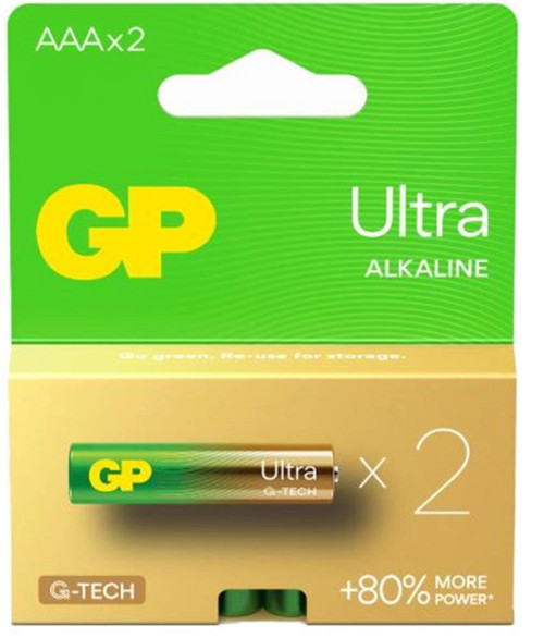 G-Tech LR03 AAA Boy Ultra Alkalin İnce Kalem Pil 2'li Paket GP24AU-2U2 (KDO)