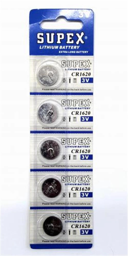 CR1620-C5 3V Lityum Düğme Pil 5'li Paket (KDO)