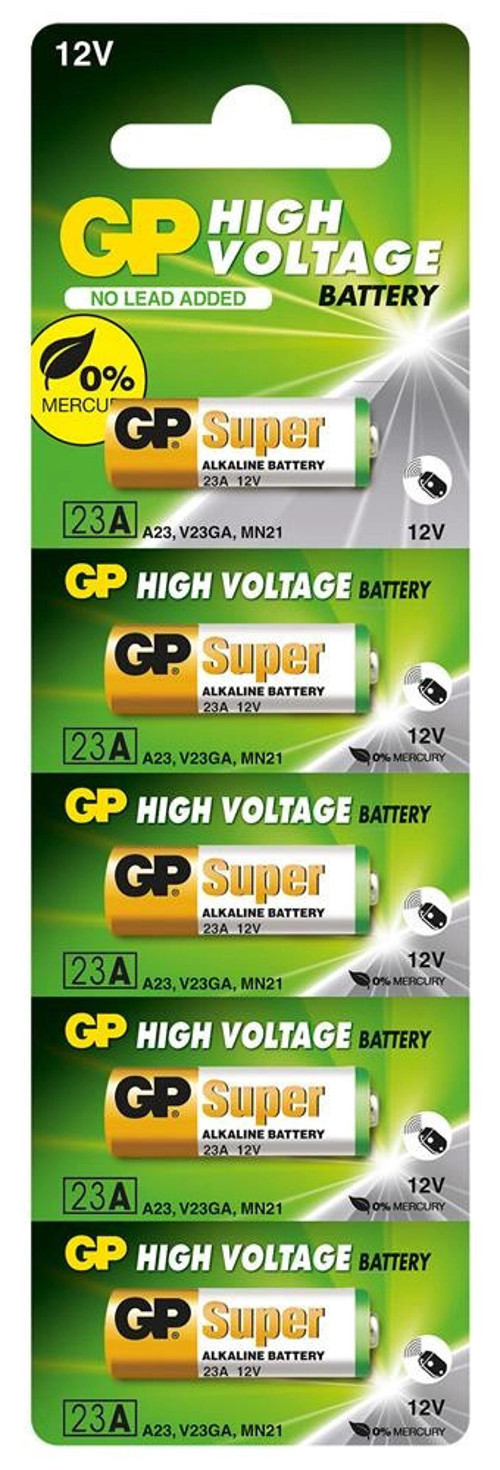 GP23A-C5 23A 12V Alkalin Spesifik 5'li Paket Pil Kumanda (KDO)