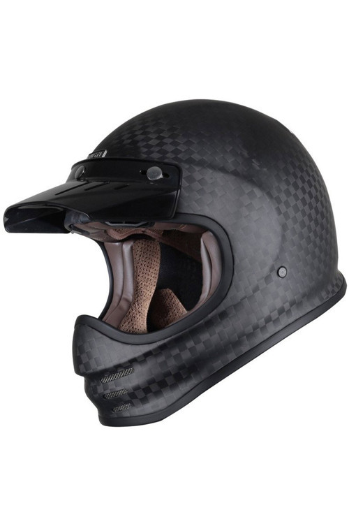 J-Storm Solid Carbon Kapalı Kask