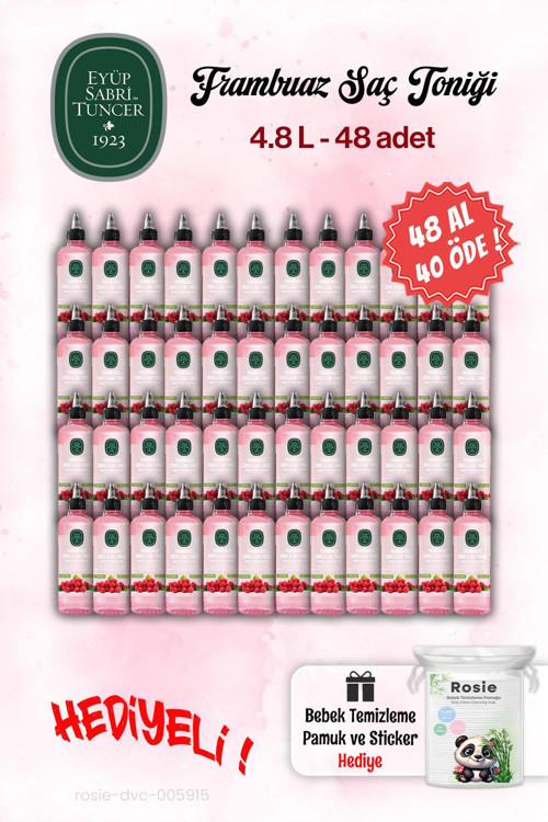 48 AL 40 ÖDE Sirke Frambuaz Tonik 100 ml ve Rosie