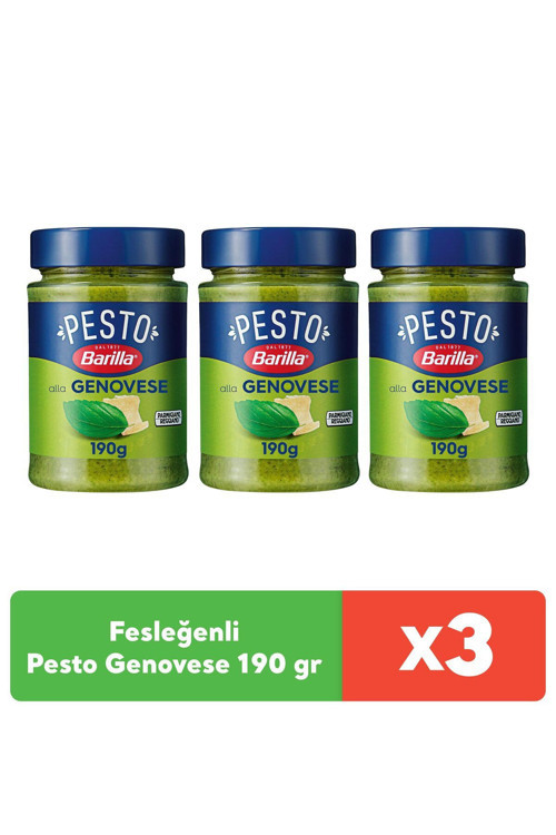 Fesleğenli/ Pesto Genovese 190 g x 3 adet