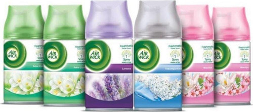 250Ml 6 Lı (Lavanta-Bahar Çiçekleri-Temizliğin Esintisi) Oda Kokusu Sprey Makine Yedek Spreyi