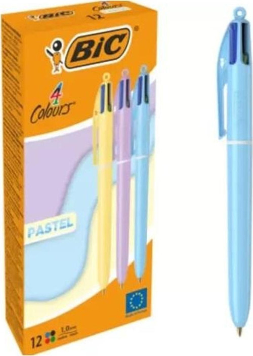 Tükenmez Kalem 4 Colours Pastel 517320 (12 Li Paket)
