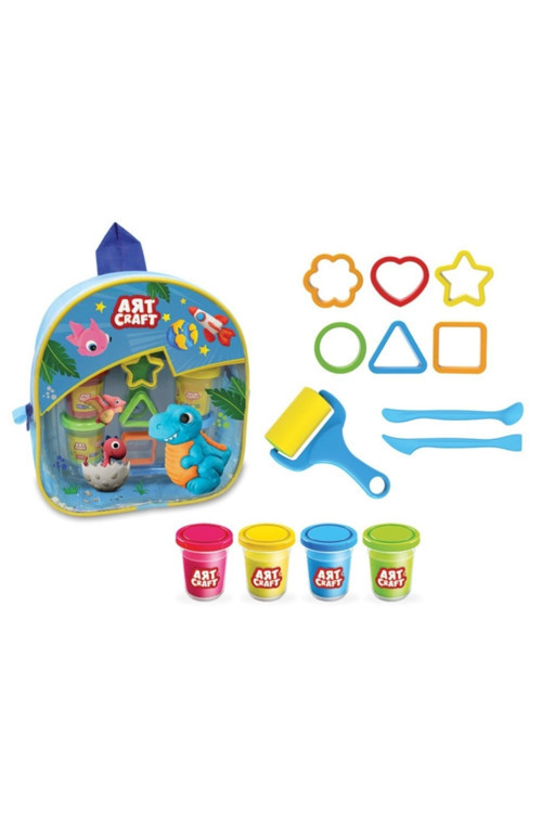 Oyuncak Sırt Çantalı Hamur Set (2 Asortili)