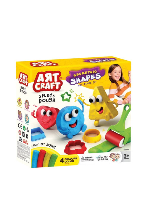 03682 Art Craft Geometrik Şekiller Hamur Set 200 gr