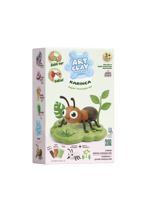 Karınca - Art Clay Minik Canlılar Süper Hafif Kil