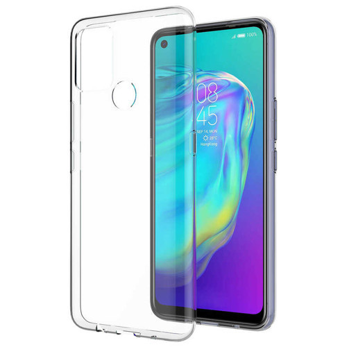 Tecno Pova Kılıf Kamera Korumalı Şeffaf Kalın Üstün Koruma Silikon Maks