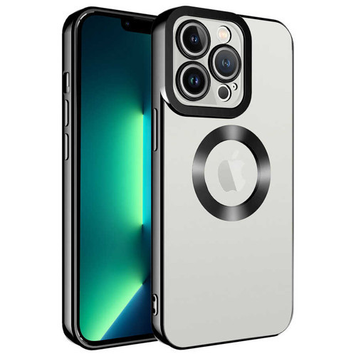 iPhone 12 Pro Kılıf Kamera Lens Korumalı Logo Gösteren İnce Hafif Maks