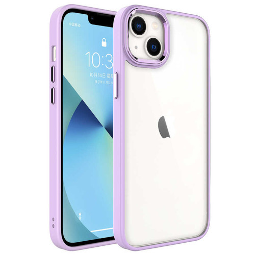 iPhone 14 Kılıf Şeffaf Arka Yüz Kamera Yükseltili Silikon Maks