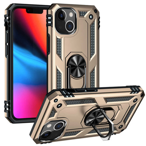 iPhone 13 Kılıf Kamera Koruyucu Manyetik Standlı Tank Koruma Maks