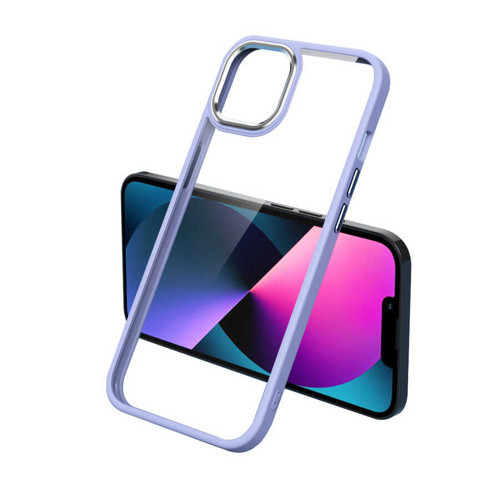 iPhone 13 Kılıf Şeffaf Arka Yüz Kamera Yükseltili Silikon Maks