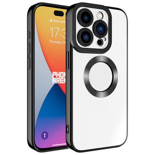iPhone 15 Pro Kılıf Kamera Lens Korumalı Logo Gösteren İnce Hafif Maks