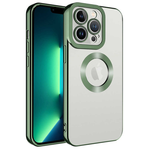 iPhone 12 Pro Max Kılıf Kamera Lens Korumalı Logo Gösteren İnce Hafif Maks