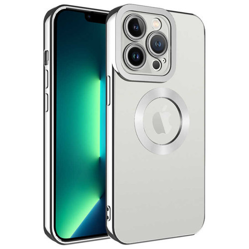 iPhone 12 Pro Max Kılıf Kamera Lens Korumalı Logo Gösteren İnce Hafif Maks