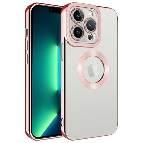 iPhone 12 Pro Max Kılıf Kamera Lens Korumalı Logo Gösteren İnce Hafif Maks