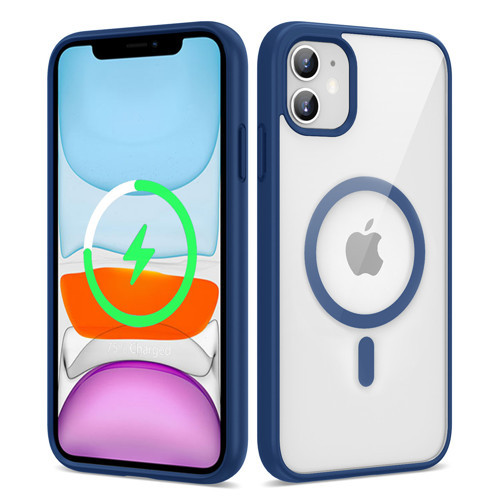 iPhone 12 Kılıf Kenarlar İnce Arka Kısım MagSafe Kamera Yükseltili Silikon Maks