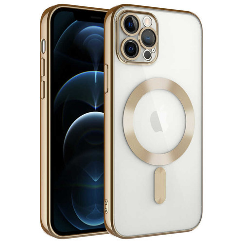 iPhone 12 Pro Max Kılıf MagSafe Kamera Lens Korumalı Logo Gösteren İnce Hafif Maks