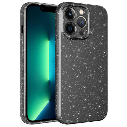 iPhone 12 Pro Kılıf Kamera Korumalı Simli Silikon Üstün Koruma Maks
