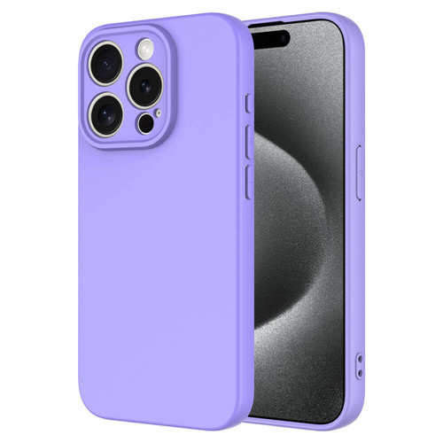 iPhone 15 Pro Kılıf Yumuşak Silikon Kamera Korumalı Lansman Maks