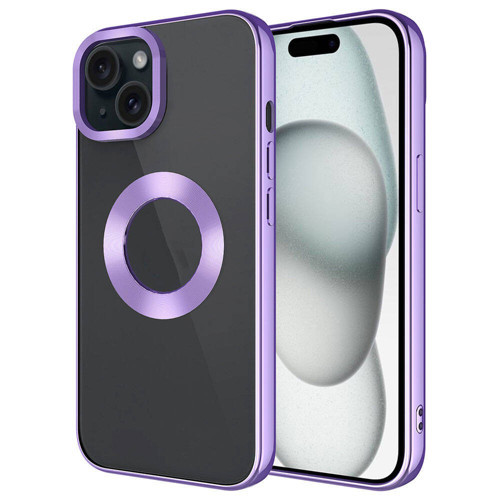 iPhone 15 Kılıf Kamera Lens Korumalı Logo Gösteren İnce Hafif Maks
