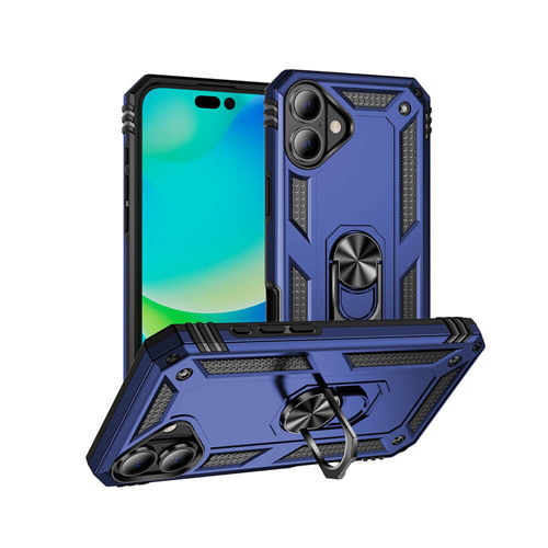 iPhone 16 Kılıf Kamera Koruyucu Manyetik Standlı Tank Koruma Maks