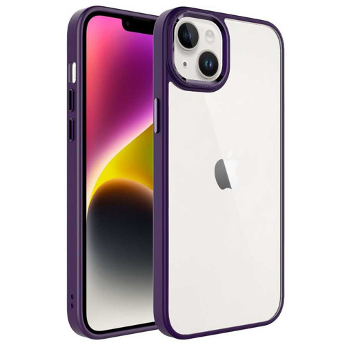 iPhone 14 Kılıf Şeffaf Arka Yüz Kamera Yükseltili Silikon Maks