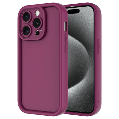 iPhone 15 Pro Kılıf Kamera Korumalı Kalın Silikon Üstün Koruma Maks