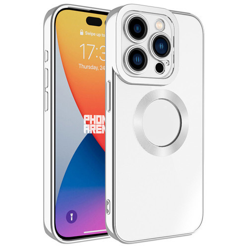 iPhone 15 Pro Kılıf Kamera Lens Korumalı Logo Gösteren İnce Hafif Maks