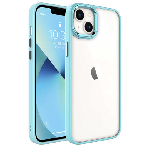 iPhone 14 Kılıf Şeffaf Arka Yüz Kamera Yükseltili Silikon Maks