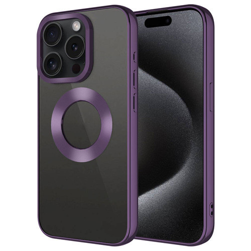 iPhone 15 Pro Max Kılıf Kamera Lens Korumalı Logo Gösteren İnce Hafif Maks
